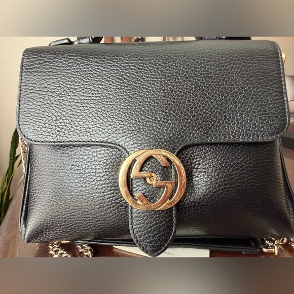 Authentic Gucci Interlocking G Top Handle Bag - Picture 4 of 16